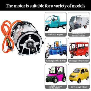 कॉम्पैक्ट 48v-72v 550w 650w 800w 850w 1000w 1200w 1500w इलेक्ट्रिक मोटरसाइकिल मिड-माउंटेड ब्रशलेस डीसी मोटर किट - Product Image 2