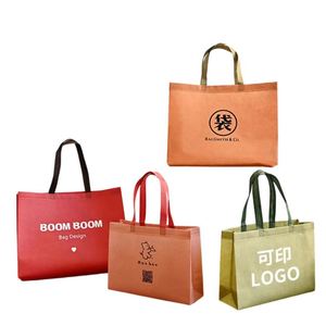Bolsa de Compras Reutilizable de Tela No Tejida con Logotipo Impreso Digital, Diseño de Flores y Personalización - Product Image 4