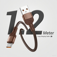 Câble de transfert de données HYTO 100W 5A USB vers Type-C pour OPPO OnePlus WARP/VOOC/FLASH, charge super rapide, 1,2 m, nylon tressé, 480 Mbps