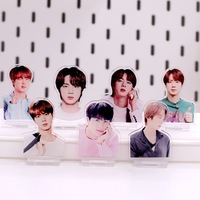 KPOP-Mini support en plastique transparent acrylique pour garçon RM JIN JIMIN SUGA V JUNGKOOK, 7 pièces