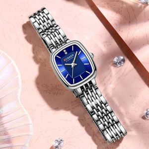 Reloj de Cuarzo de Acero Inoxidable de Lujo para Mujer, Modelo 9093, con Esfera de Cristal, Correa Impermeable, Diseño Deportivo Elegante - Product Image 1