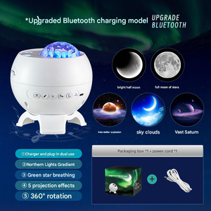 Aurora Northern <b>Lights</b> Star Projector with BT Speaker Water Ripple Night <b>Light</b> for Bedroom Atmosphere - Product Image 3
