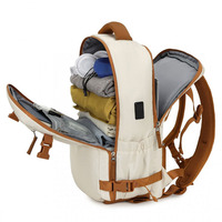 Sac à dos de voyage extra large 40L approuvé pour le transport aérien, résistant à l'eau, pour ordinateur portable 15,6 pouces, pour hommes et femmes