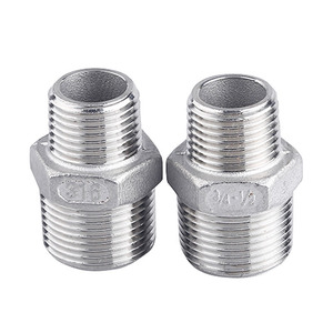 ข้อต่อเหล็กกล้าไร้สนิม 304 แบบหกเหลี่ยมเกลียวนอก ขนาด 1 นิ้ว สำหรับท่อตรง - Product Image 3
