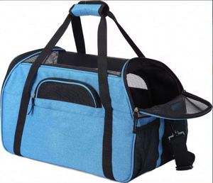 Bolsa de Viaje para Mascotas Reflectante, Aprobada por Aerolíneas, Transpirable, Resistente, Plegable, para Perros, Muestra Gratis - Product Image 1