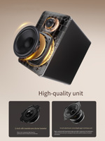 Edifier N500 pour haut-parleur, volume élevé, haute fidélité, 2.0 canaux, alimentation secteur, modèle compact pour ordinateur de bureau, utilisation domestique, nouveauté 2025