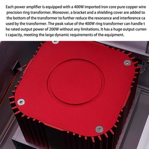 Усилитель высокой мощности BRZHIFI 200 Вт с двумя дорожками Hi-Fi аудио FT4046 стерео домашний усилитель - Product Image 6