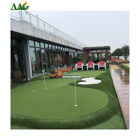Tapis de golf miniature d'intérieur AAG 10mm 12mm 15mm, gazon artificiel de haute qualité pour l'entraînement à domicile et l'utilisation en extérieur sur les terrains de golf