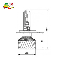 Nuevas Luces LED de Alta Intensidad para Faros Delanteros de Automóvil H1 H4 H7 H11 9005 110W 6500K 12/24V, Bombillas de Repuesto Universales