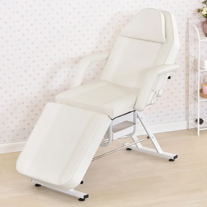 Silla de cama de belleza de acero inoxidable multifunción, silla de tatuaje de salón de spa <span class=keywords><strong>facial</strong></span> de masaje con taburete - Product Image 4