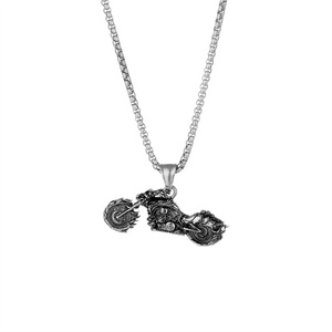 สร้อยคอจี้มอเตอร์ไซค์สไตล์พังก์สำหรับผู้ชาย ทำจากสแตนเลส - Product Image 3