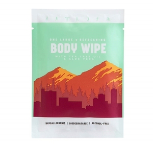 Lingettes de douche biodégradables, 100 pièces, pour femmes et hommes, nettoyantes pour le <span class=keywords><strong>visage</strong></span> et le corps - Product Image 2