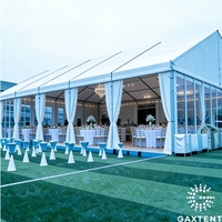 Carpa portátil Galaxy con estructura en A para bodas, carpa para fiestas con forma de A y suelo incluido