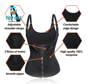 Personalizado de las mujeres sin costuras Sweatwear Cintura Trainer Tummy Belt Faja Corsé Adelgazamiento Body Shaper-Venta al por mayor - Product Image 4