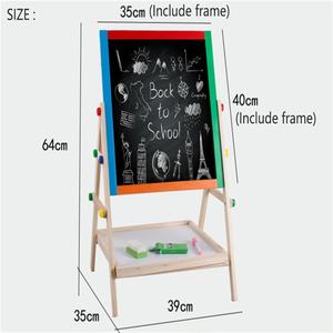 ألعاب تعليمية خشبية سبورة بيضاء وسوداء للكتابة هدايا للأطفال - Product Image 5