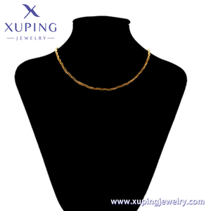 Collar XUPING de Moda Sencillo y Elegante, Chapado en Oro de 14K, Joyería de Moda - Product Image 6