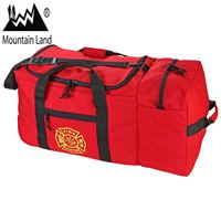 Grand sac à roulettes pour le sauvetage des pompiers avec bandoulière et poche pour casque