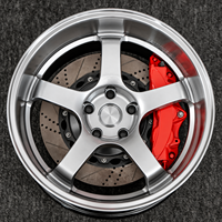 Jantes GT Racing Concaves à Bord Profond 15-18 Pouces 5x114.3 5x100 4x100 pour Toyota Honda Nissan Subaru BRZ Outback Legacy Forester