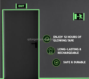 PVC PET 2-10h cuttable có thể in tự dính cứng nhắc đêm Glow photoluminescent phát triển trong bóng tối nhựa Sticker Dài Phát Sáng - Product Image 5