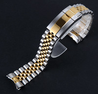 Correa de Lujo de 20 mm para Hombre Estilo Jubilee con Eslabones de Tornillo OEM, Brazalete de Acero Inoxidable 316L para Reloj ROLEX Daytona, Water Ghost, GMT, Submariner