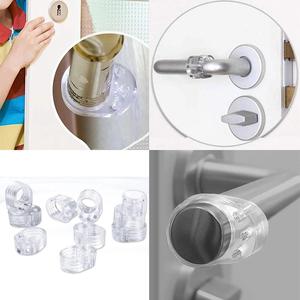 Tope de puerta de silicona, perilla de puerta transparente, parachoques, paredes, protector de muebles - Product Image 6