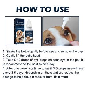 Produk Vet 2023 10ml solusi gatal kering canggih tetesan mata hewan peliharaan perawatan mata anjing - Product Image 6