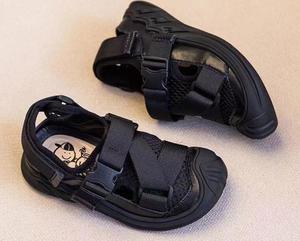 Scarpe da ragazzo ragazza sandali da passeggio in Mesh traspirante scarpe morbide Sole sandali da bambino sandali sportivi Unisex - Product Image 2