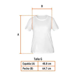 เสื้อยืดคอกลมผู้หญิง BOX 1 สีขาว ไซส์ L TRUPER - Product Image 3