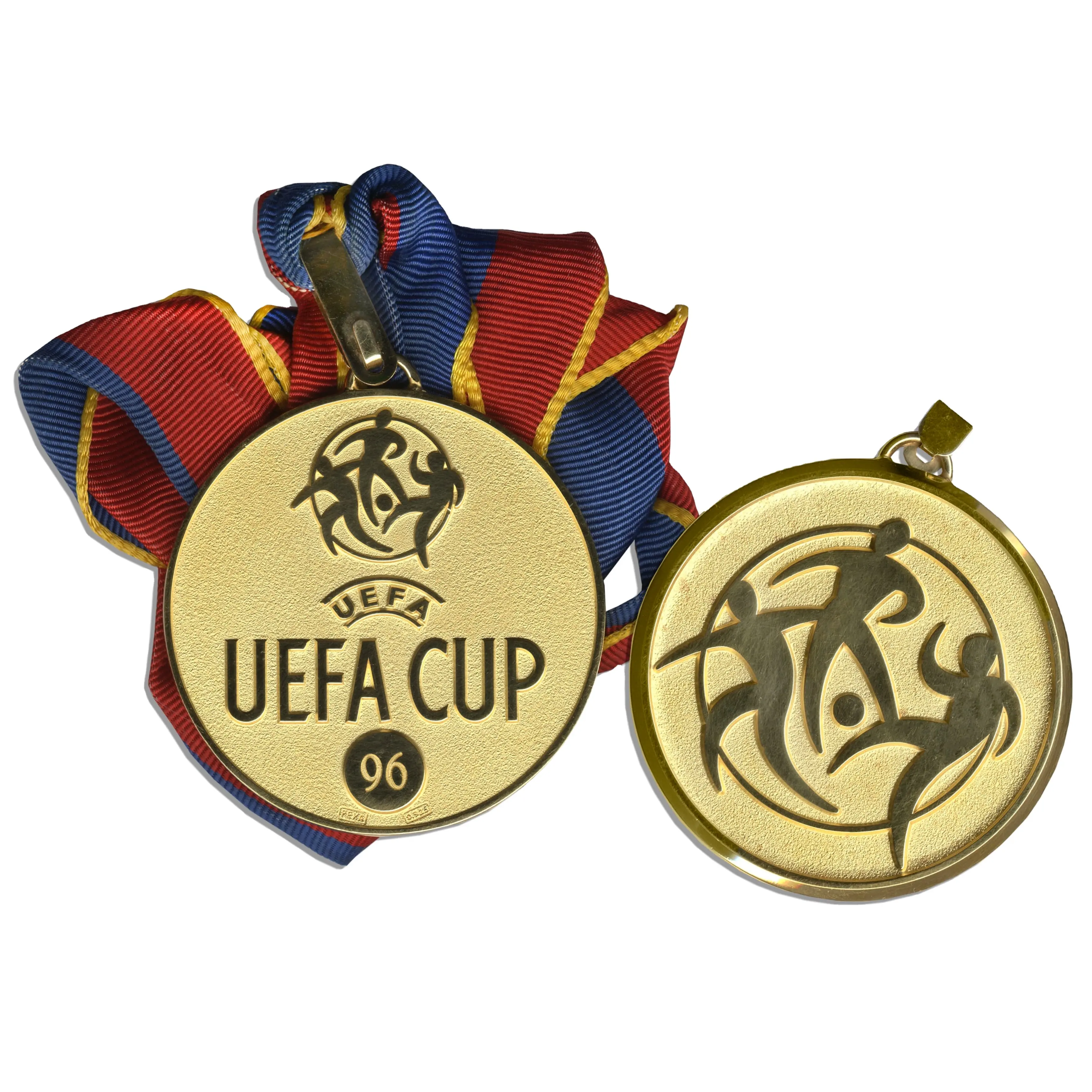 China Factory Günstige kupfer beschichtete Gold Custom 3d Double Logo Benutzer definierte Fußball medaillen Sport Award Metall Fußball medaille