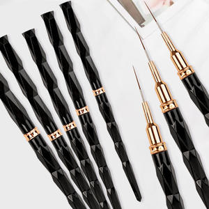 ชุดแปรงทาสีเ<span class=keywords><strong>ล</strong></span>็บแบบมืออาชีพ5ชิ้น<span class=keywords><strong>7</strong></span> 9 <span class=keywords><strong>11</strong></span> 15 25มม. ด้ามจับโ<span class=keywords><strong>ล</strong></span>หะสีชมพูเพชรหรูหราปากกาวาดไน<span class=keywords><strong>ล</strong></span>อนเครื่องมือวาดโ<span class=keywords><strong>ล</strong></span>โก้ที่กำหนดเอง - Product Image 3