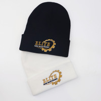 Gorros de Invierno Personalizados con Logotipo Bordado, Tejidos, con Puño, Cálidos y Suaves, de Acrílico, Venta al Por Mayor