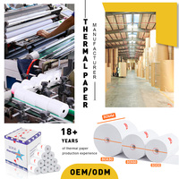 Oem Geaccepteerd Coreless 8Mm Ontvangst Bpa Gratis Tot Rol Thermisch Papier Rollen 80X80Mm
