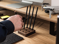 Porte-stylos en bois minimaliste, organisateur de bureau en bois massif pour la décoration de la maison et du bureau, porte-crayons en noyer et chêne, accessoires de bureau, cadeau