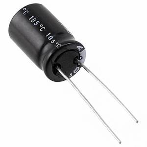 Condensadores Electrolíticos de Aluminio UVY1A222MPD, Componentes Electrónicos Originales, 2200 uF ±20% 10V, Montaje a Placa - Product Image 1