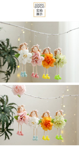DAMAI <b>Easter</b> Flower Girl Doll Spring Doll Crafts Birthday Gift <b>Ornament</b> for Entrance Anniversary Spring Party Suppliers - Product Image 3