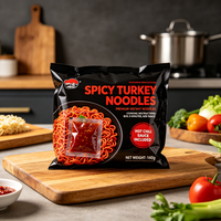 Nouilles Udon épicées à la dinde instantanées, nouilles pratiques pour une restauration rapide