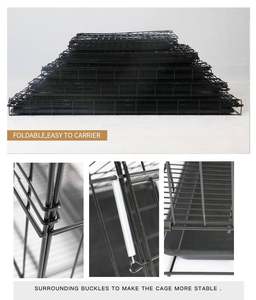 Gabbia per cani di alta qualità in metallo pendio cane gabbia per animali domestici cassa pieghevole per un facile viaggio in auto piccoli animali Hotsale contenitore di imballaggio - Product Image 6