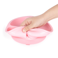 Vente en gros Fabricants d'alimentation pour bébé Bol à ventouse Ensemble de vaisselle de qualité alimentaire pour enfants Ensemble d'alimentation en silicone pour bébé