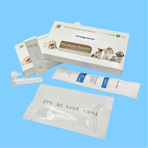 مجموعة اختبار سريع لمستضد فيروس انفلونزا القطط (FPV) للحيوانات، أدوات تشخيص بيطرية، كاسيت للكشف عن صحة القطط الأليفة - Product Image 1