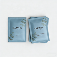 Bolsa de Embalaje Personalizada para Muestras de Crema de Manos en Formato Viaje, Bolsa de Embalaje Impresa con Lámina para Cosméticos, Bolsa Compostable para Productos para el Cuidado de la Piel