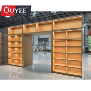 عرض الويسكي الخشبي الفاخر المصنوع من النبيذ لعرض النبيذ الخشبي بضوء LED - Product Image 2