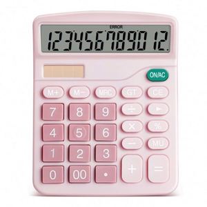 Calculadora Científica de Escritorio de 12 Dígitos, de Plástico, con Doble Alimentación (Batería y Corriente), Colores Variados, Personalizable con Logotipo - Product Image 1