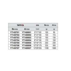 Yiertuo Explosion-proof <b>Punch</b> Copper Flat Head 180mm Mechanical Punching <b>Machine</b> Tool YT-65690 - Product Image 4