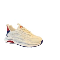 Chaussures de course respirantes en maille à lacets pour hommes, semelle extérieure souple en PVC, style étudiant, maille fine, polyvalentes, petites blanches