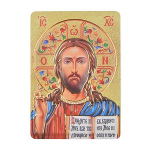 Cadeau <span class=keywords><strong>orthodoxe</strong></span> Souvenir touristique grec <span class=keywords><strong>russe</strong></span> St George icône aimant sainte famille icônes réfrigérateur aimant pas cher Solf 3D aimant - Product Image 3