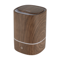 Diffuseur d'huiles essentielles à ultrasons 150 ml, design grain de bois, brume froide silencieuse, pour la maison, la chambre, le bureau, appareil d'aromathérapie