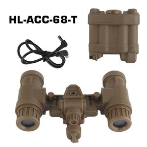 Binocular de visión nocturna modelo <span class=keywords><strong>AN</strong></span>/PVS31 no funcional con compartimento de batería que simula la emisión de luz para la caza - Product Image 2