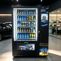 Distributeur automatique d'huile moteur JOYVEND, distributeur d'huile moteur multi-marques, stockage de bouteilles, paiement sans argent liquide, SDK, écran tactile
