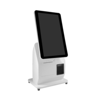 Pemindai kode batang 15.6 inci 1D/2D, mesin Pos kios layar sentuh sistem Pos layanan mandiri