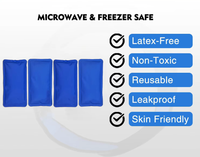 Pack de glace visage pour la mâchoire, la tête et le menton pack de gel chaud et froid soulagement de la douleur des dents de sagesse